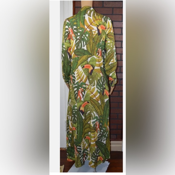 NWT Paradise Forest Maxi Dress - Farm Rio - Picture 3 of 4
